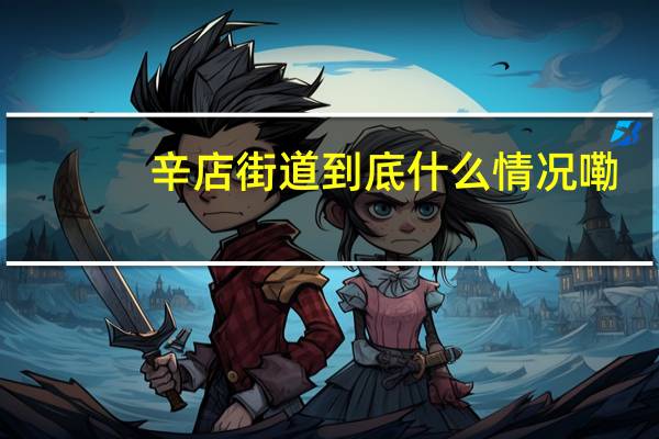 辛店街道 到底什么情况嘞
