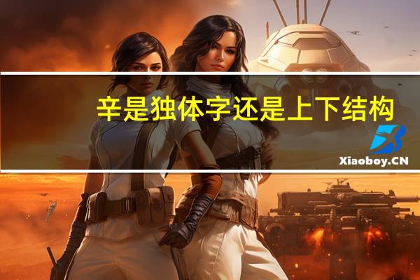辛是独体字还是上下结构