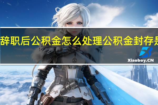 辞职后公积金怎么处理　公积金封存是什么