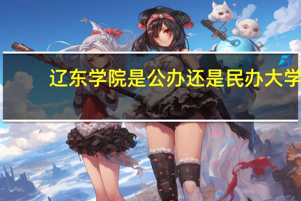 辽东学院是公办还是民办大学?