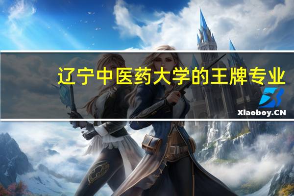 辽宁中医药大学的王牌专业
