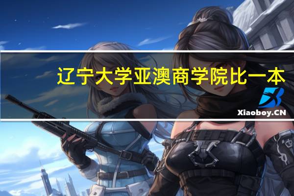 辽宁大学亚澳商学院比一本