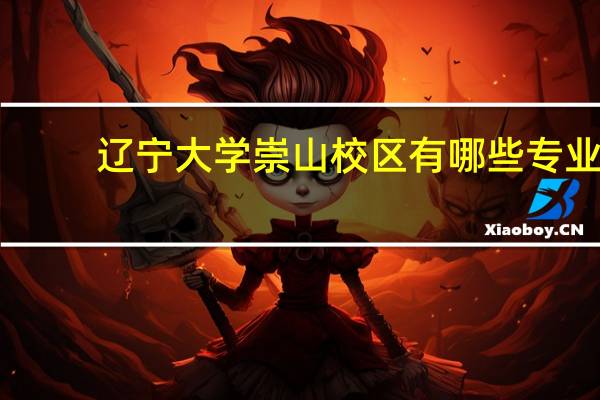 辽宁大学崇山校区有哪些专业