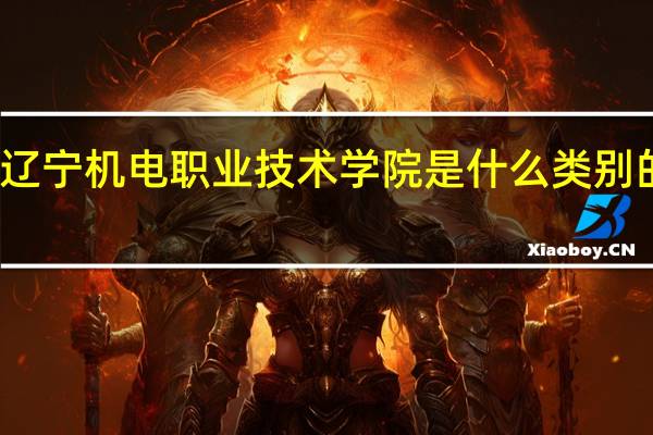 辽宁机电职业技术学院是什么类别的学校