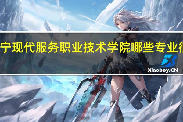 辽宁现代服务职业技术学院哪些专业很受欢迎