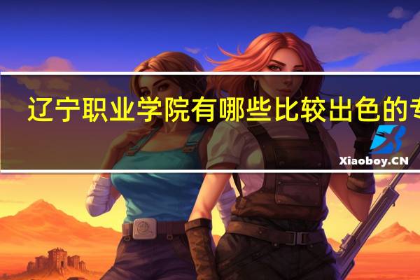 辽宁职业学院有哪些比较出色的专业