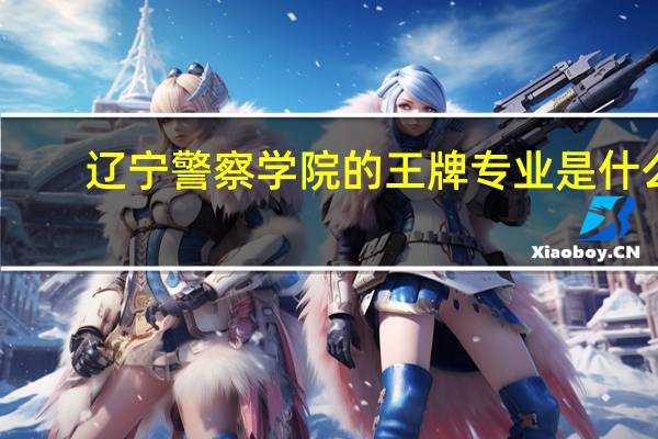辽宁警察学院的王牌专业是什么