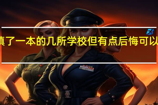 达到一本分数线 填了一本的几所学校但有点后悔 可以参加一本的征集志愿吗