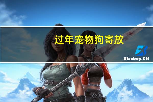 过年宠物狗寄放