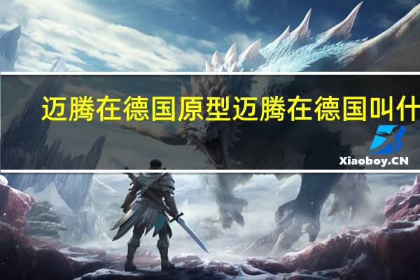 迈腾在德国原型 迈腾在德国叫什么