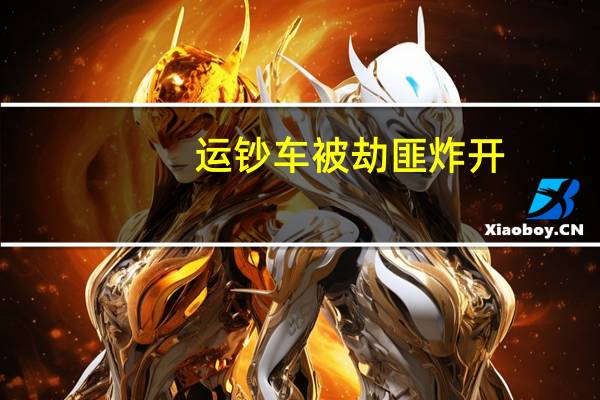 运钞车被劫匪炸开（关于运钞车被劫匪炸开的介绍）
