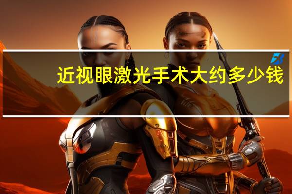 近视眼激光手术大约多少钱（近视眼激光手术）