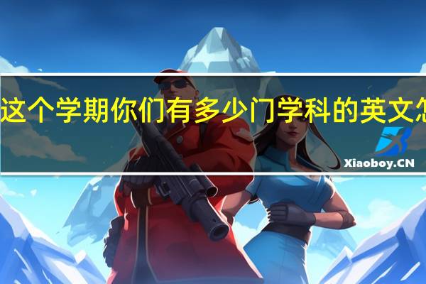这个学期你们有多少门学科的英文怎么写