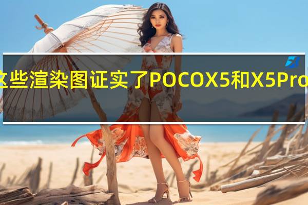 这些渲染图证实了POCO X5和X5 Pro的设计