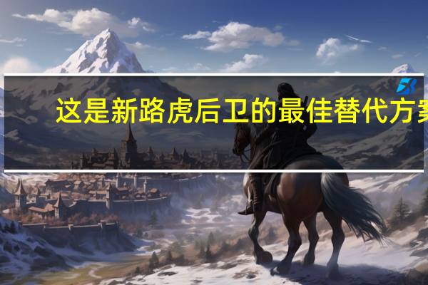 这是新路虎后卫的最佳替代方案