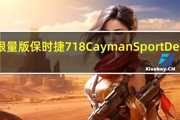 这是限量版保时捷718CaymanSportDesign的外观