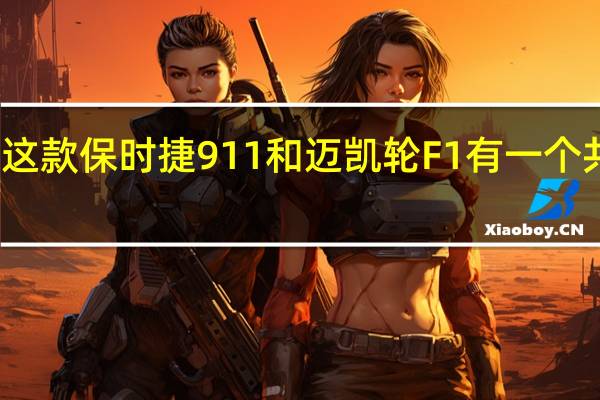 这款保时捷911和迈凯轮F1有一个共同点
