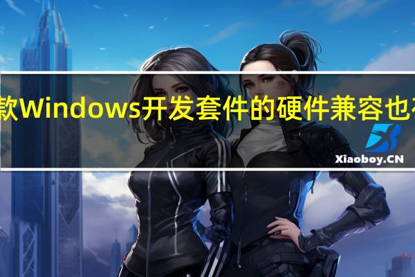 这款Windows开发套件的硬件兼容也存在问题