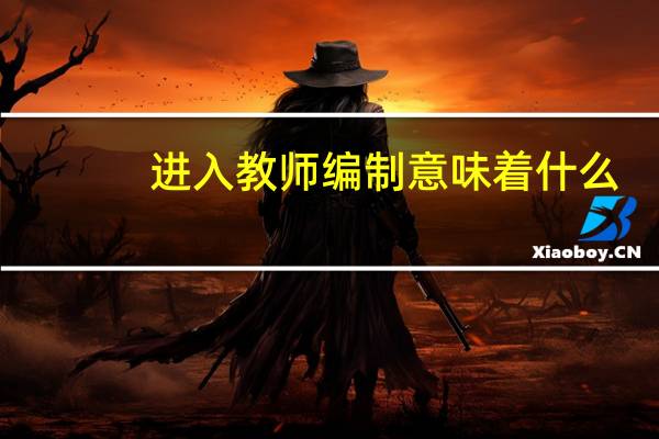 进入教师编制意味着什么