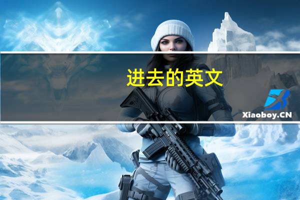 进去的英文