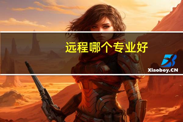 远程哪个专业好
