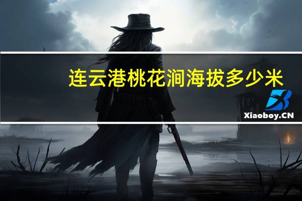 连云港桃花涧海拔多少米