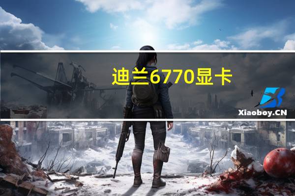 迪兰6770显卡(迪兰6770)