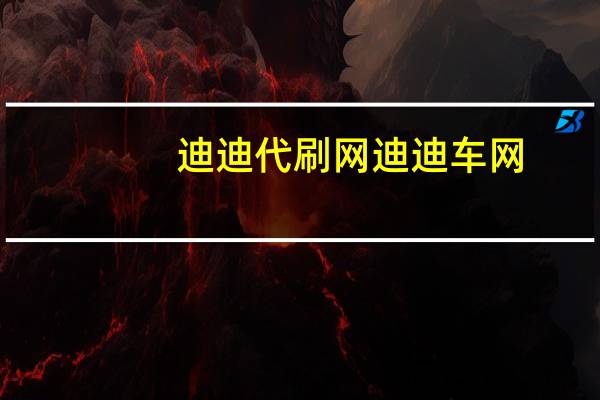 迪迪代刷网 迪迪车网(迪迪网络科技有限公司)