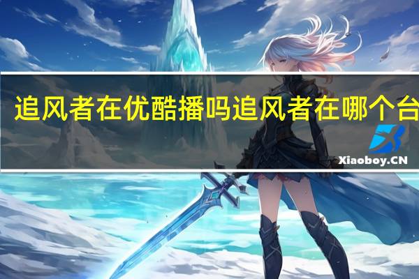 追风者在优酷播吗 追风者在哪个台播出