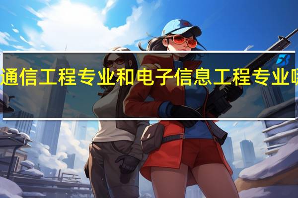 通信工程专业和电子信息工程专业哪个好