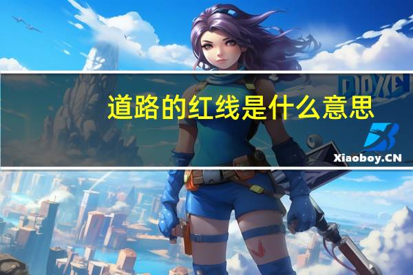 道路的红线是什么意思(道路红线是什么意思)