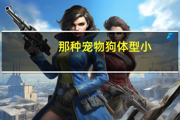 那种宠物狗体型小