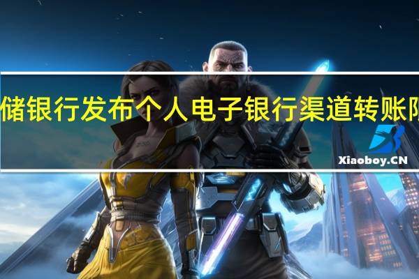 邮储银行发布个人电子银行渠道转账限额标准