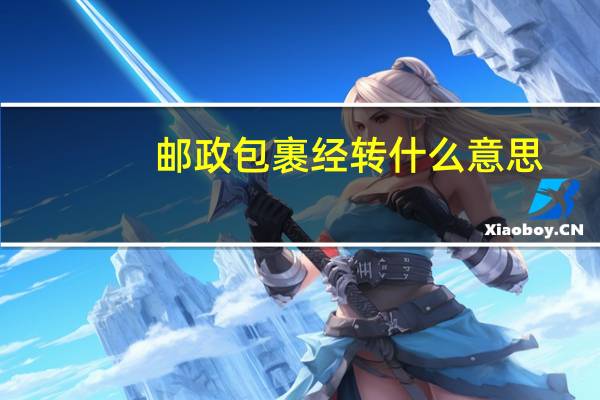 邮政包裹经转什么意思