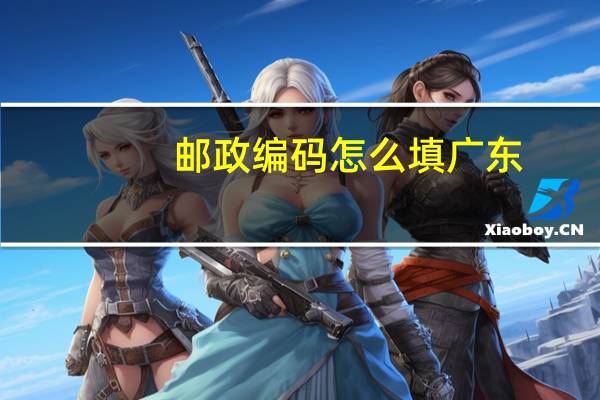 邮政编码怎么填广东