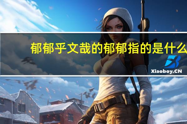 郁郁乎文哉的郁郁指的是什么