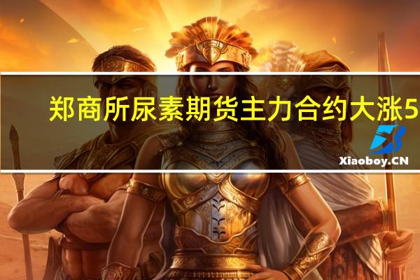 郑商所尿素期货主力合约大涨5%
