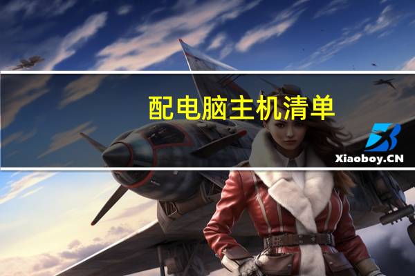 配电脑主机清单（配电脑）