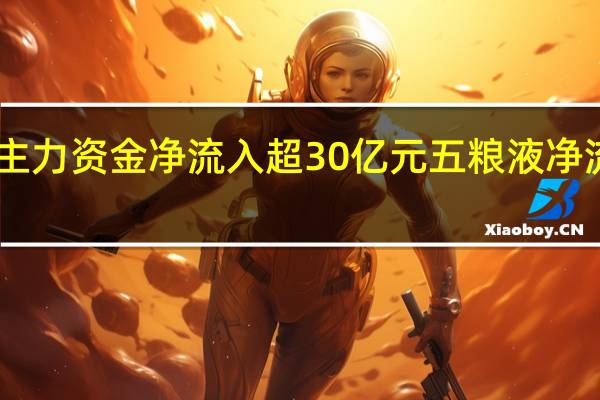 酒类指数主力资金净流入超30亿元五粮液净流入11亿元居首
