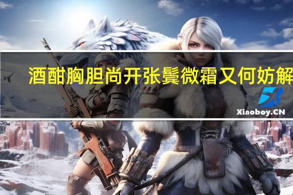 酒酣胸胆尚开张鬓微霜又何妨解释