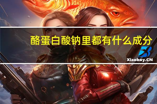 酪蛋白酸钠里都有什么成分