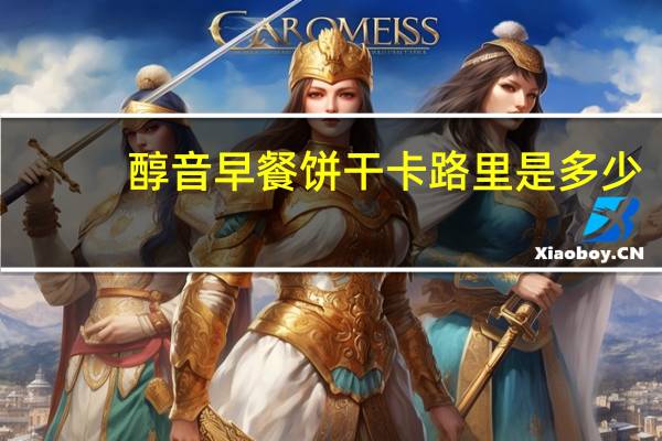 醇音 早餐饼干卡路里是多少