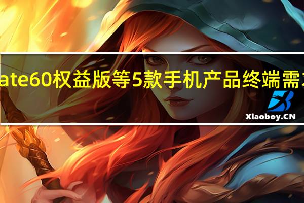 采购华为Mate60权益版等5款手机产品终端需求数量为120万台
