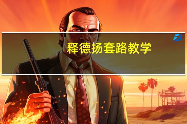 释德扬套路教学（释德扬的介绍）