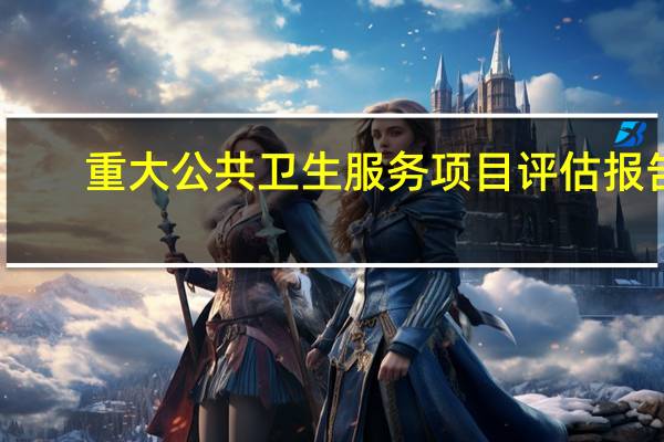 重大公共卫生服务项目评估报告（项目评估报告）