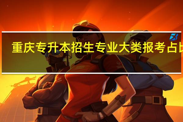 重庆专升本招生专业大类报考占比表