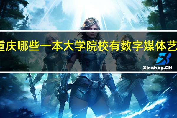 重庆哪些一本大学院校有数字媒体艺术专业
