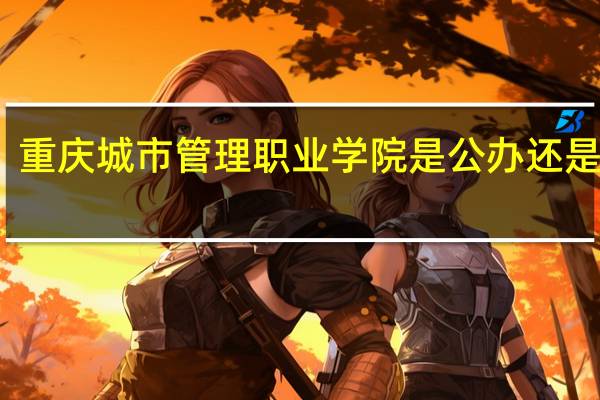重庆城市管理职业学院是公办还是民办