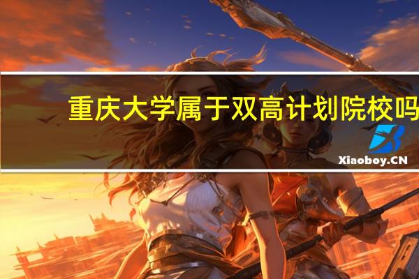 重庆大学属于双高计划院校吗