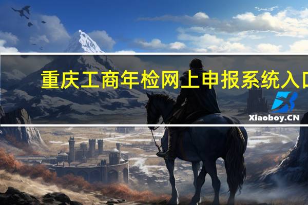 重庆工商年检网上申报系统入口（重庆工商年检网上申报）